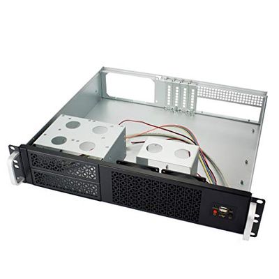 FANTEC SG-220 2HE 400mm server housing without power supply
