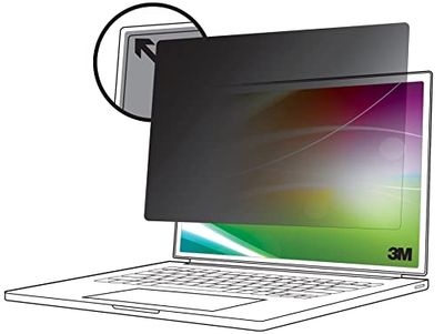 3M Bright Screen Privacy Filter for 13.3in Full Screen Laptop, 16:9, BP133W9E