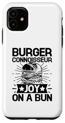 iPhone 11 Burger Connoisseur Joy On A Bun Burgers Hamburger Grilling Case