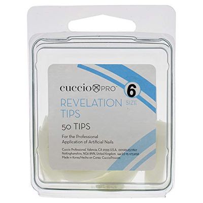 Cuccio Revelation - 50 punte per unghie, misura 6