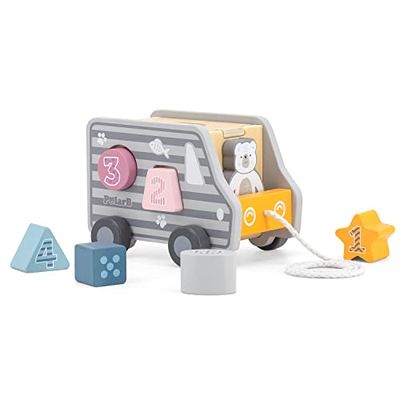 PolarB 44041 Pull-Along Shape Sorting Truck
