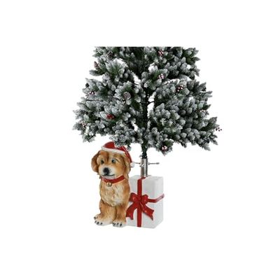 BASE ARBOL MAGNESIA 33,5X33X43 PERRO MARRON