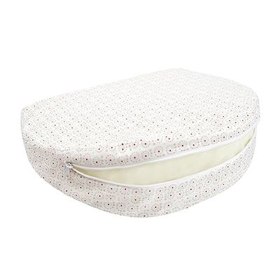 Chicco Boppy Wedge - Almohada Embarazo Compacta para Dormir, Lavable a Máquina, Soporte Vientre, Piernas, Caderas y Espalda, para Todas Las Etapas del Embarazo, Color Claro (Spiral)