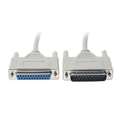 Uxcell - a10031700ux0101 DB25 25 pines macho a hembra serial paralelo cable de extensión de impresora 2,6 m