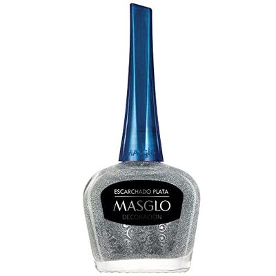 MASGLO PLUS/RESTO Emalia Glazura Ozdoba Srebrny 13,5ML