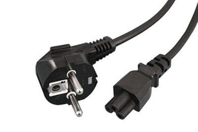 Attacco tripolare C5 2.5A/250V 1.8m: ideale per apparecchiature elettroniche. Il suo design robusto garantisce sicurezza ed efficienza. Perfetto per casa e ufficio, garantendo una connessione stabile.