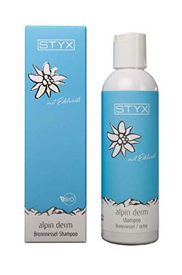 STYX Alpin Derm Shampoo per ortica con stella alpina, 200 ml