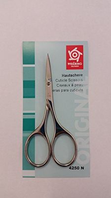 Pfeilring Cuticle Scissors 9 cm Nickel-Plated in Blister Packaging