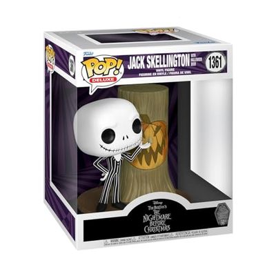 Funko POP! Deluxe: Disney Mardrömmen före jul 30:e - Jack Skellington med H.Town-dörren - Disney: Mardrömmen före jul - Vinylfigur för samlare - Presentidé - Filmfans