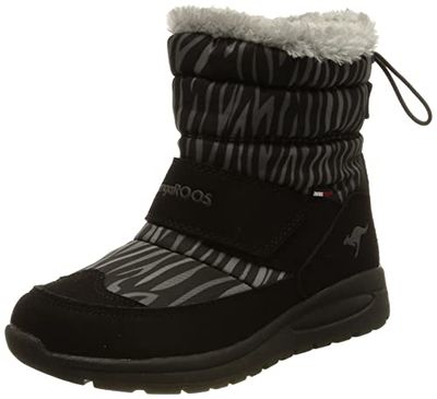 KangaROOS KP-Marty RTX, Botas, Jet Black Zebra, 38 EU