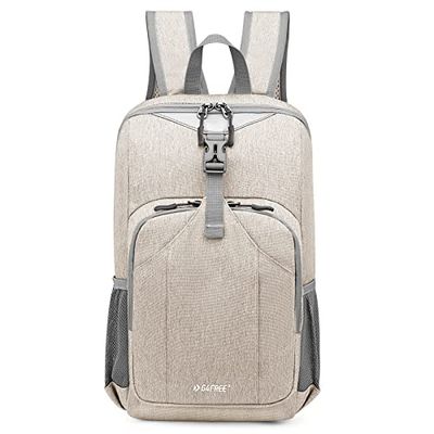 G4Free Mochila pequeña de 10 L para senderismo, viajes, senderismo, ciclismo, Marfil, 10 Long