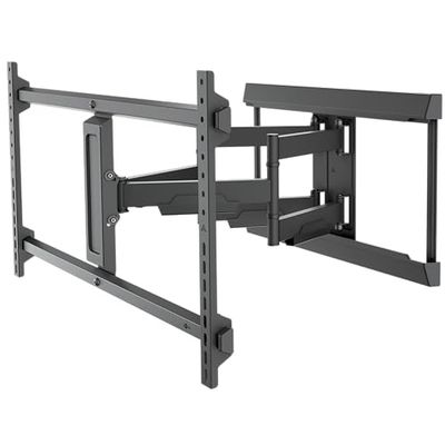 goobay TV-väggfäste för TV från 43 till 90 tum (109 – 229 cm), TV-hållare, max. 60 kg, helt rörlig (vridbar, lutbar, förskjutbar på sidan), 71216
