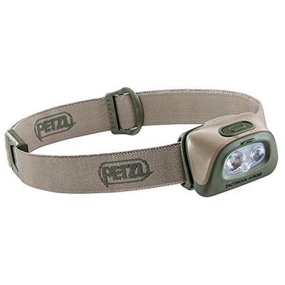 PETZL Tactikka +RGB Candeeiro de cabeça, adulto unissexo, deserto, Uni