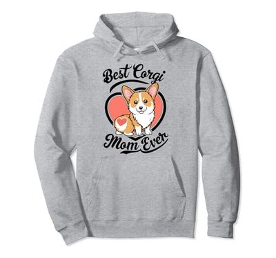 Mejor Mamá Corgi Cada, Corgi Booty Mom Sudadera con Capucha