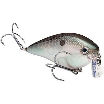 Strike King (HCKVD2.5W-568) KVD 2.5 Wake Bait - Señuelo de Pesca, 568 - sábalo de molleja Verde, 3/8 onzas, Sonido único de chasquido
