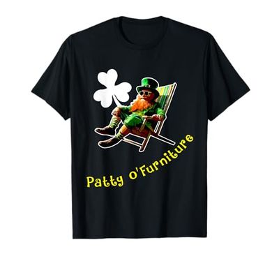 Funny Patty O Furniture Leprechaun San Patrizio San Patty Maglietta