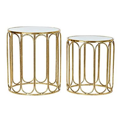 DKD Home Decor Lot de 2 Tables de Chevet, Estándar