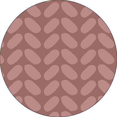 Bonateks, Runt digitalt tryckt musmatta, halkfri undersida, för kontor och hem, diameter: 22 cm