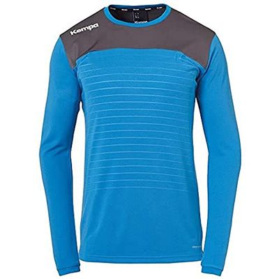 Kempa Emotion 2.0 Langarmshirt Type de Haut Homme, kempablau/Anthra, L
