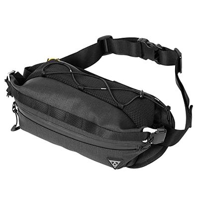 TOPEAK Unisex – hip pack midjeväska för vuxna, svart, en storlek
