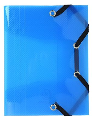 Chemise a elastique 3 rabats polypro crystal colour - format pocket 12x16cm