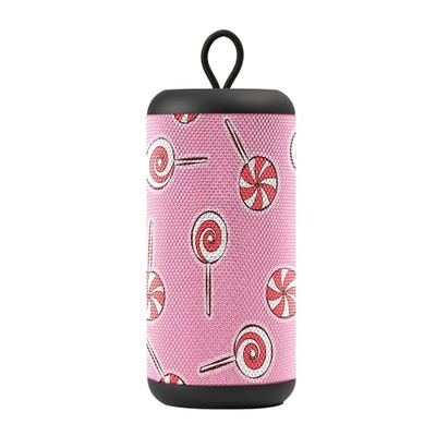 Music Sound - Vertical - Altavoz Bluetooth - 5 vatios - Inalámbrico - Play Time 4 Horas - Bluetooth 5.0 - Rosa