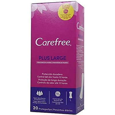 Carefree Serviettes Hygiéniques 20 Pièces 1 Unité