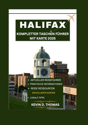 HALIFAX KOMPLETTER TASCHEN FÜHRER MIT KARTE 2025
