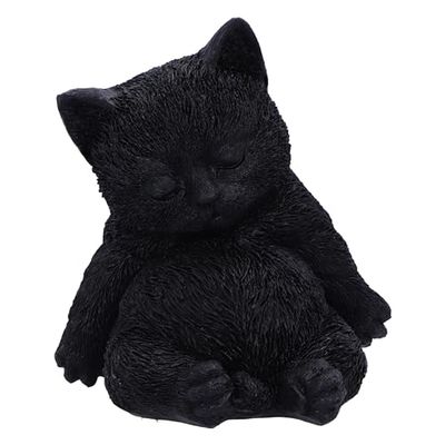 Nemesis Now Daydream 13cm Black Cat Ornament, Collectable Cat Giftware, Cast in the Finest Resin, Expertly Hand-Painted