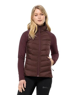 Jack Wolfskin Standaard Tasman Down Hybrid W, Donker Kastanjebruin