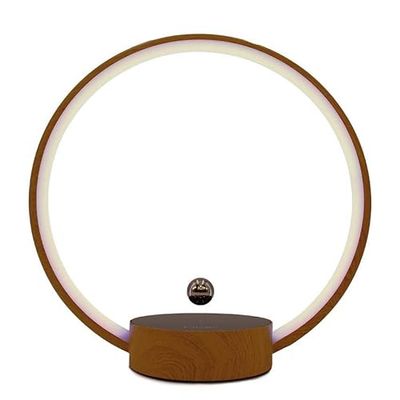 Zen cirkellamp – magnetische zwevende lamp, die dankzij de lichttoon en de zwevende werking een ontspannend effect creëert, ideaal voor de decoratie van elegante ruimtes.