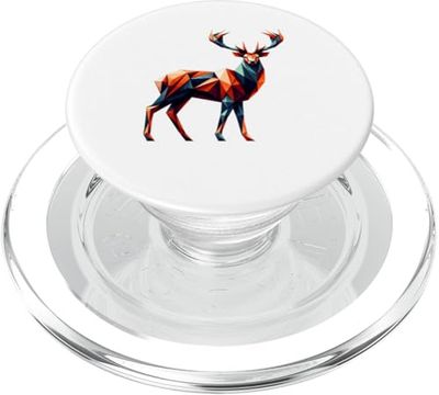 Origami Art Alce Ciervo Venado Reno PopSockets PopGrip para MagSafe