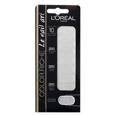 L’Oréal Paris Color Riche Nail Art 12 Diamant Eternel stickers per le unghie Argento