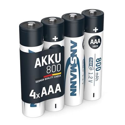Best Price Square Battery, AAA 800 MAH PRECHARGED 4 PK 5035042/01 by ANSMANN