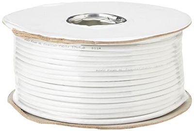 Aerials, Satellites and Cables Ltd RG6 100m digitale coaxkabel voor TV - wit 100m