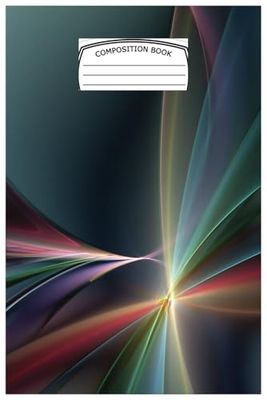 Composition Notebook : Colors red, purple, green, blue