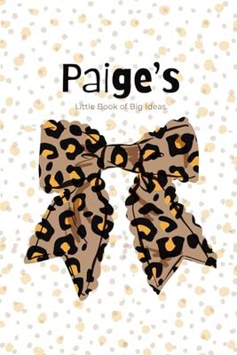 Paige's Notebook: Mixture of ruled & plain pages, 6x9, 125 Pages