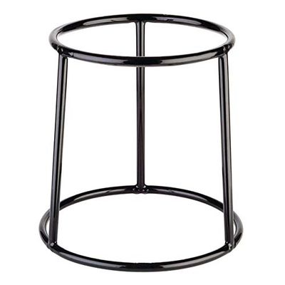 Aps Buffet Soporte – Multi Round de Metal, revestida Negro, diámetro 15,5/18 cm, Altura: 18 cm