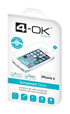 4-OK displaybeschermfolie van gehard glas voor Apple iPhone 6