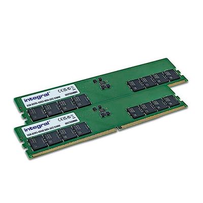 Integral 64GB Kit (2x 32GB) DDR5 RAM 5600MHz DIMM Module de mémoire PC de bureau