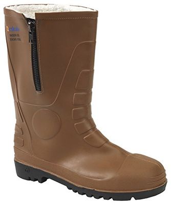 Eskubi Ingen-O4 Arbeta Gummistövlar, Unisex Vuxna, Ms, Brun (Brown), Brun, 45 EU