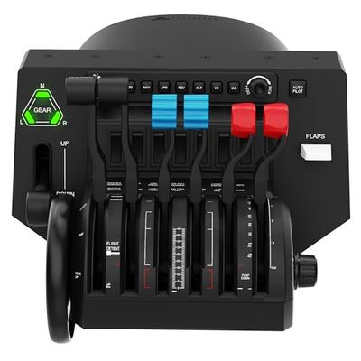 Honeycomb Aeronautical Bravo Throttle Quadrant with Auto Pilot & Annunciator Panel in aviation quality for flight simulator | Universal control system for simmer and pilots | PC