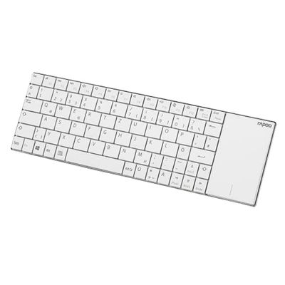 Rapoo E2710 Wireless Multimedia Touch Keyboard Bianco