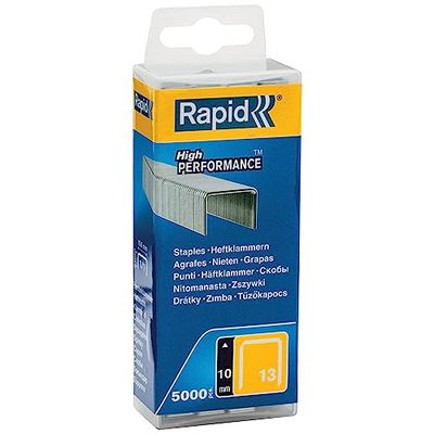 Rapid 40303081 No. 13 Graffe a Filo fine 10 mm, Zincati, 10mm