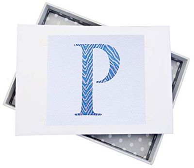 WHITE COTTON CARDS Alphabetics Initiale P Mini Album Photo, Multicolore