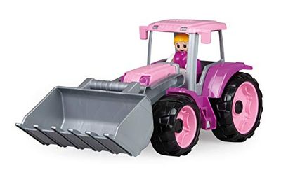 Lena Truxx Tractor Juguete por 2+ Años Niños, Rosa/Lila