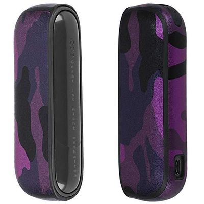 mumbi Etui kompatybilne z IQOS 3/3 Duo Case, pokrowiec ochronny, moro, fioletowe