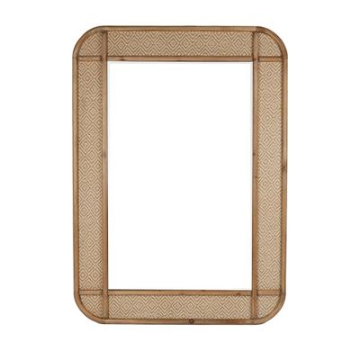 ESPEJO MADERA RECT.