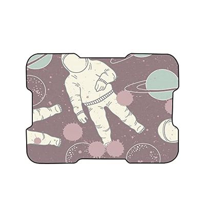 Bonamaison, Tappetino per mouse con stampa digitale, antiscivolo, per ufficio e casa, dimensioni: 22 x 18 cm