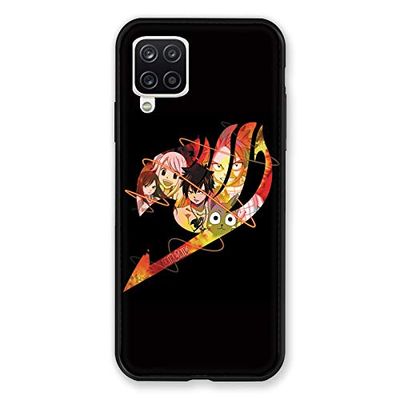 Cokitec fodral för Samsung Galaxy A12 Manga Fairy Tail logo svart flerfärgad